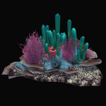 Small Coral Rock