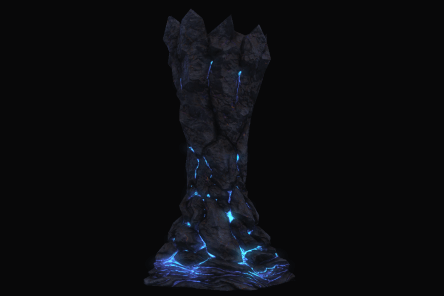 Lvl 17: Blue Mineral Column