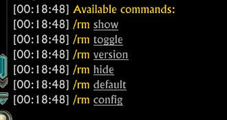 Play - Personalise - Addon Rift Meter - commands